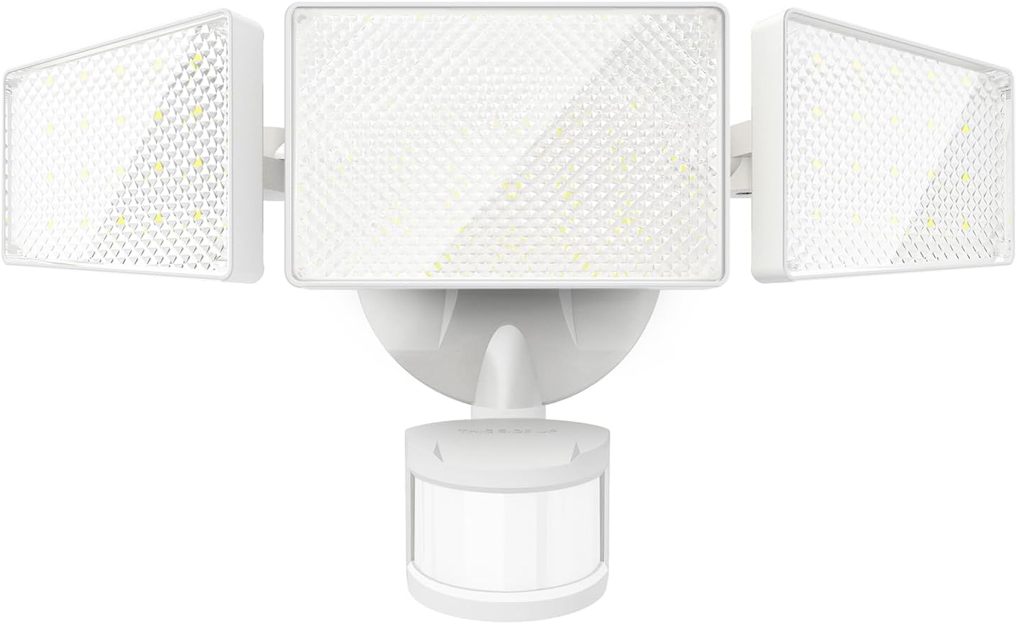 White 3-heads LED Security Lights