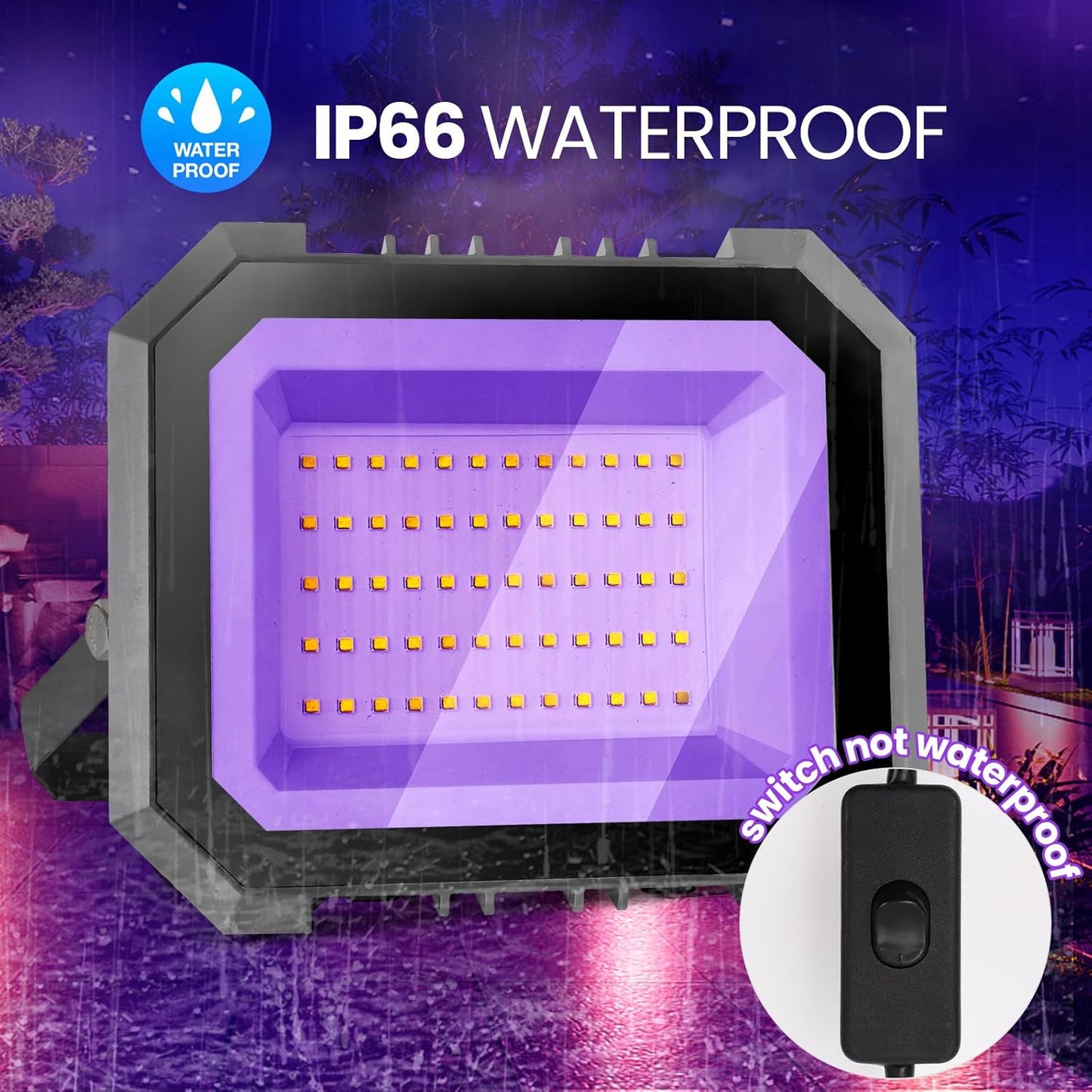 LED Black Flood Light