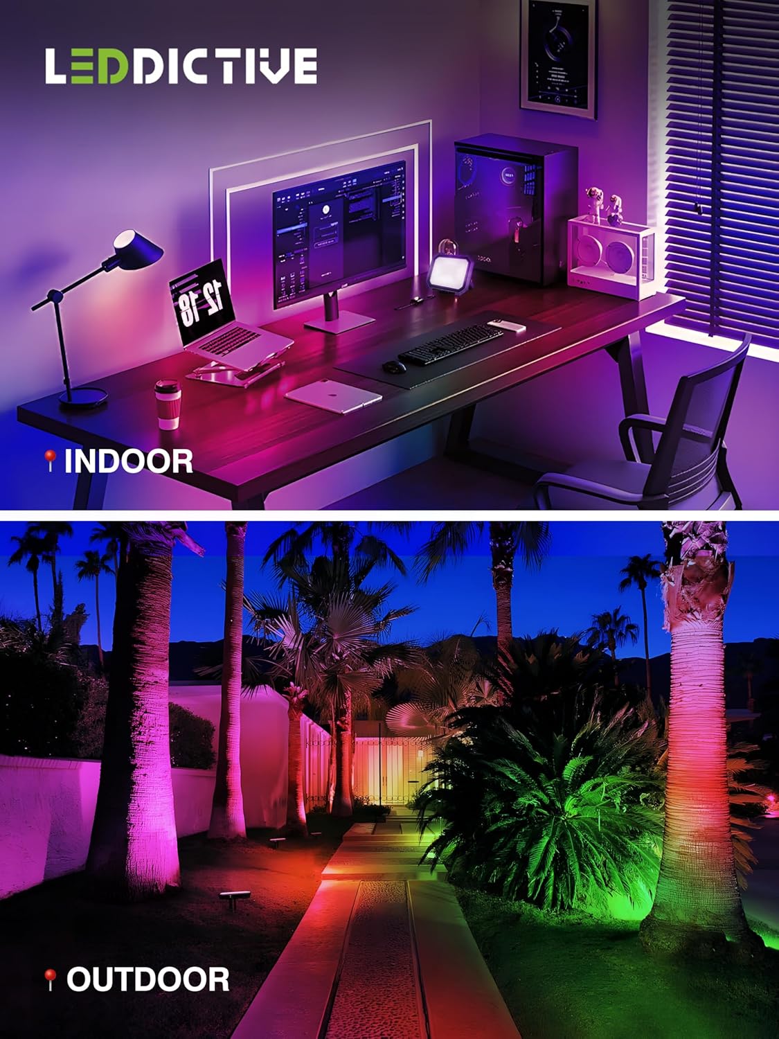 Smart RGB LED Flood Light
